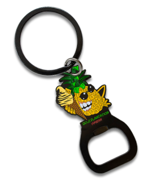 Copper Cactus / Kokopelli Spinner Bottle Opener Keychain - Arizona Gifts